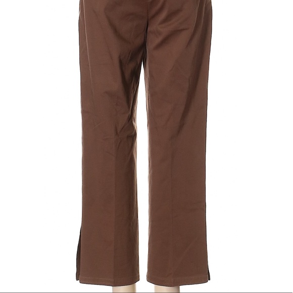 LOFT Brown Boyfriend Casual Pants / Size 4 - Picture 5 of 7